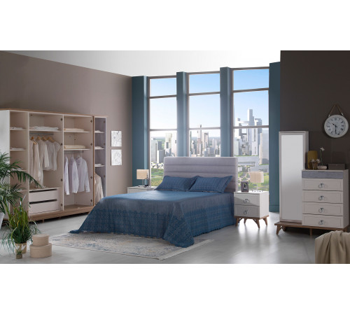 Шкаф платяной Мавенна (Mavenna) 6-х дверный