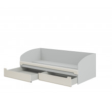 Односпальная кровать с 2-мя ящиками Леонардо МН-026-12-С1