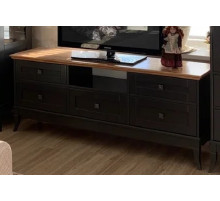 Тумба под телевизор Римини MUR-118-13/5(1) на ножках (RAL 7022)